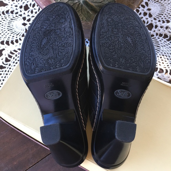 Sofft “Bria” Black Slip-on Mule Clogs Sized 7.5 - Picture 6 of 11